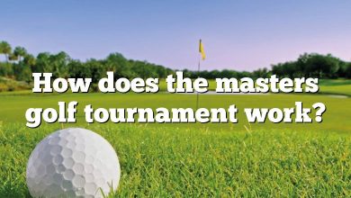 How does the masters golf tournament work?