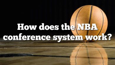 How does the NBA conference system work?