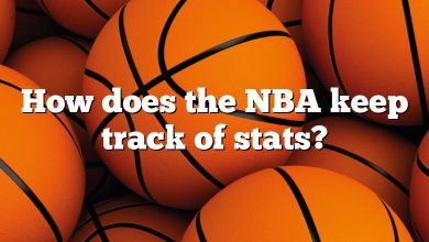 How does the NBA keep track of stats?
