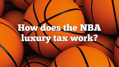 How does the NBA luxury tax work?