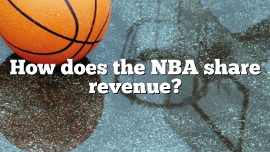 How does the NBA share revenue?