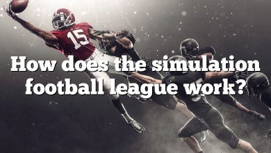 How does the simulation football league work?