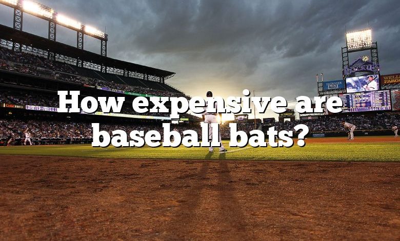 How expensive are baseball bats?