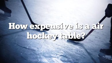 How expensive is a air hockey table?