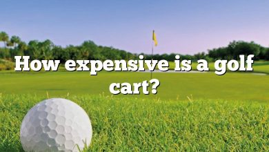 How expensive is a golf cart?