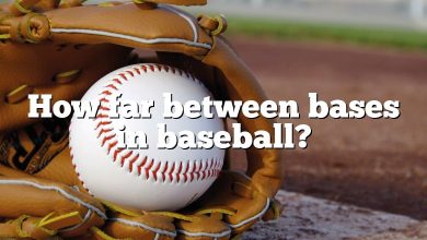 How far between bases in baseball?