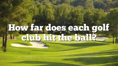 How far does each golf club hit the ball?