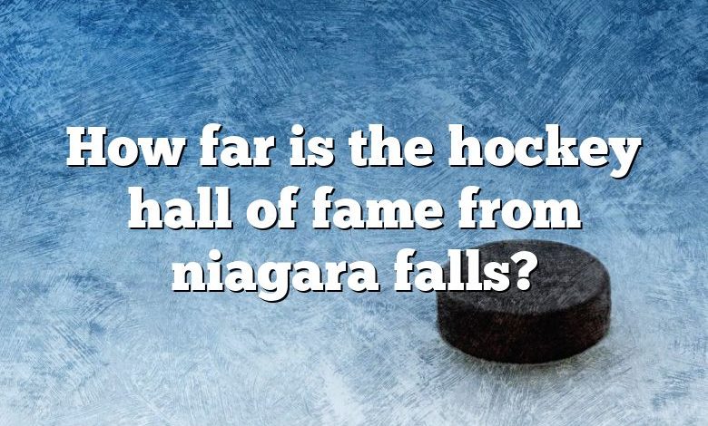 How far is the hockey hall of fame from niagara falls?