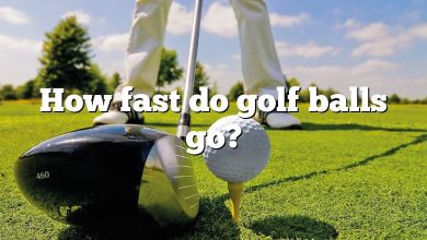 How fast do golf balls go?