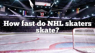 How fast do NHL skaters skate?