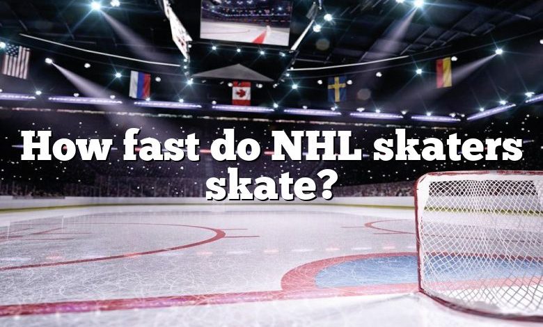 How fast do NHL skaters skate?