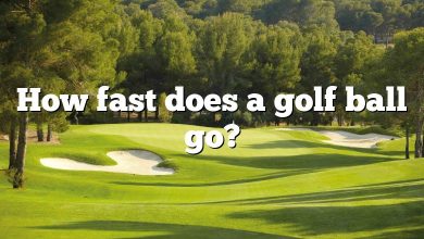 How fast does a golf ball go?