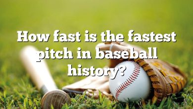 How fast is the fastest pitch in baseball history?