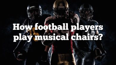 How football players play musical chairs?