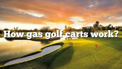 How gas golf carts work?