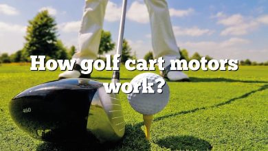 How golf cart motors work?