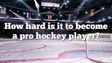 How hard is it to become a pro hockey player?
