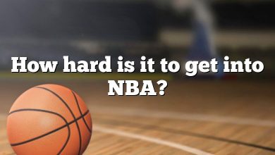 How hard is it to get into NBA?