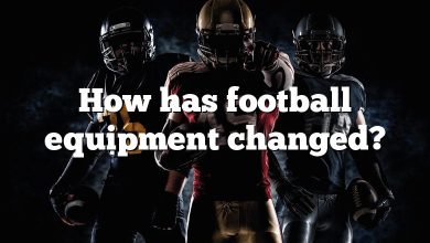 How has football equipment changed?