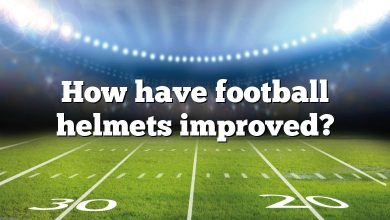 How have football helmets improved?