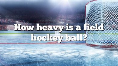 How heavy is a field hockey ball?