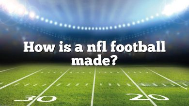 How is a nfl football made?