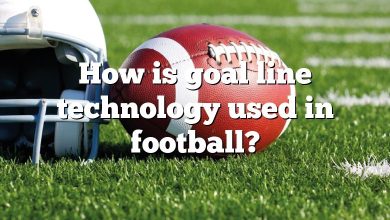 How is goal line technology used in football?
