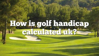 How is golf handicap calculated uk?