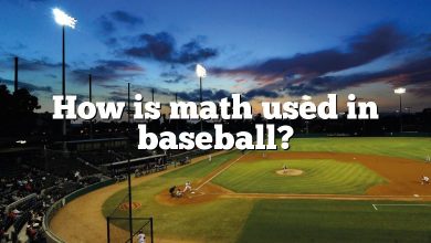 How is math used in baseball?