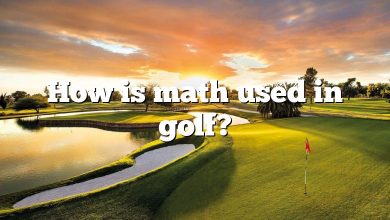 How is math used in golf?