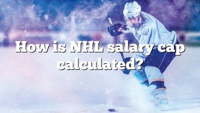 How is NHL salary cap calculated?