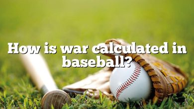 How is war calculated in baseball?