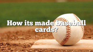 How its made baseball cards?