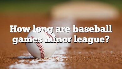 How long are baseball games minor league?