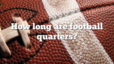 How long are football quarters?