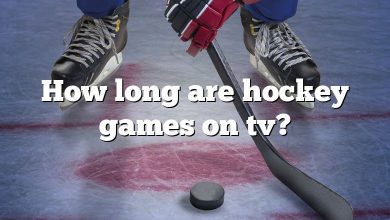 How long are hockey games on tv?