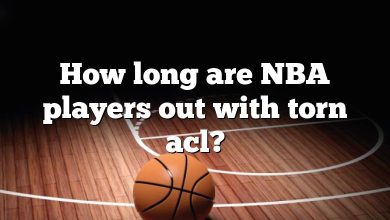 How long are NBA players out with torn acl?