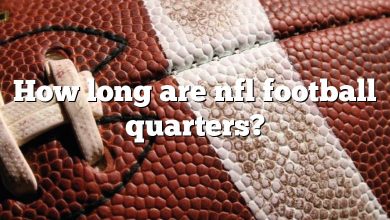 How long are nfl football quarters?