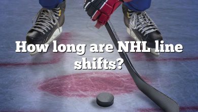 How long are NHL line shifts?