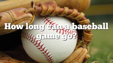 How long can a baseball game go?