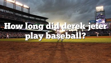 How long did derek jeter play baseball?