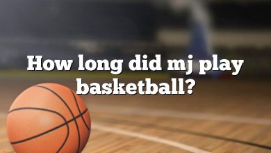 How long did mj play basketball?
