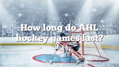 How long do AHL hockey games last?