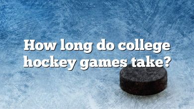 How long do college hockey games take?