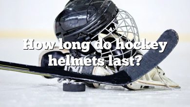 How long do hockey helmets last?