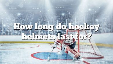 How long do hockey helmets last for?