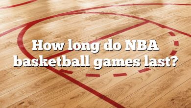How long do NBA basketball games last?