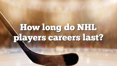 How long do NHL players careers last?