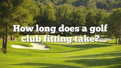 How long does a golf club fitting take?