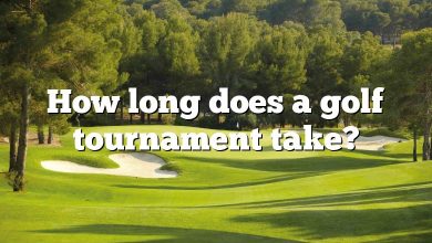 How long does a golf tournament take?